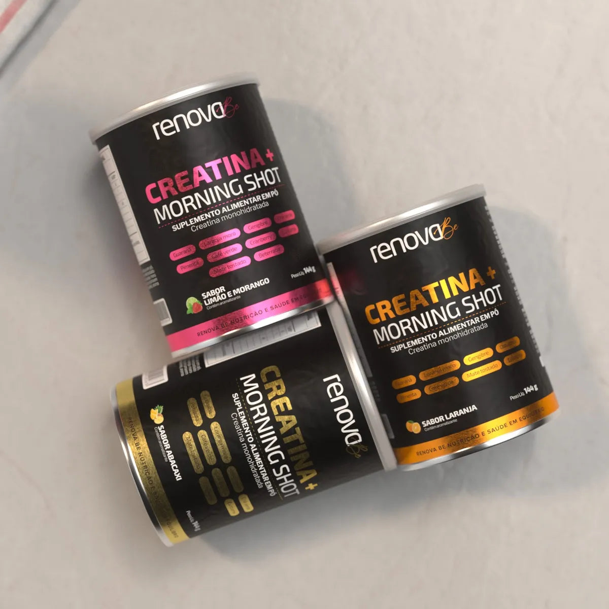 4 Creatinas + 1 Balm de Dores + 1 Creme Retinol