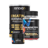Kit Creatina Morning Shot + Colágeno Tipo 2 + Balm de Dores