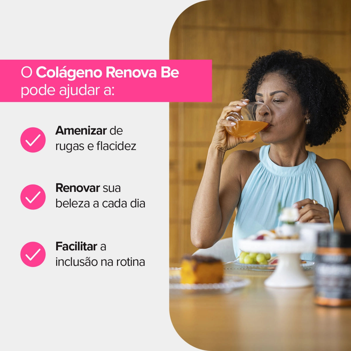 1 Colágeno Verisol® + 1 Creme Facial