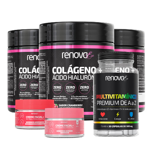 3x Colágenos Verisol® + 1x Espuma + 3x Séruns